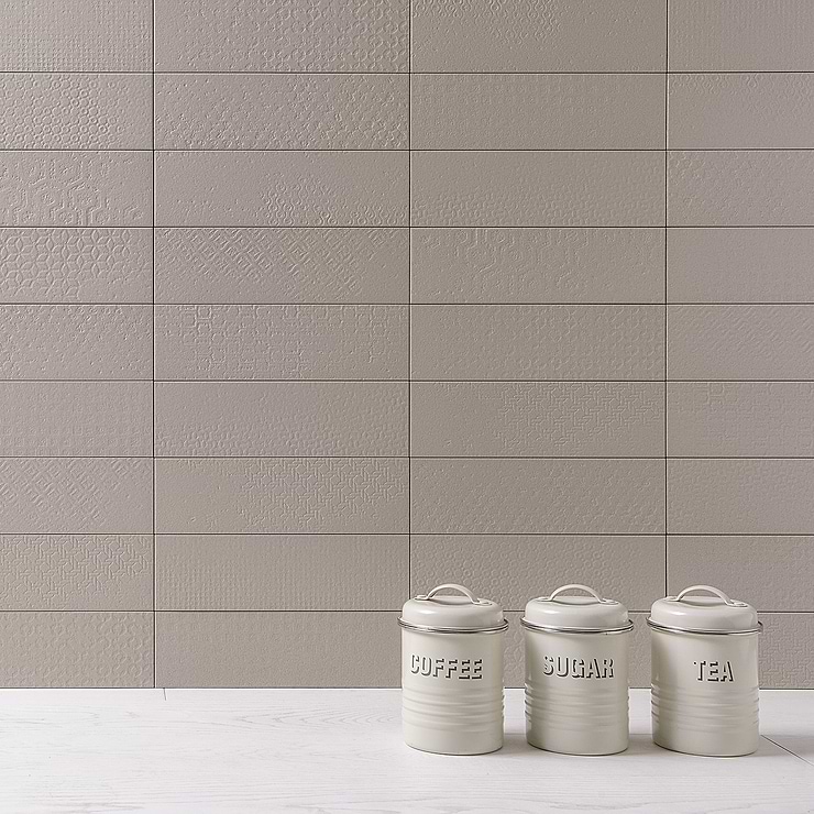Tessuto Calce 4x12 Porcelain Matte Subway Tile