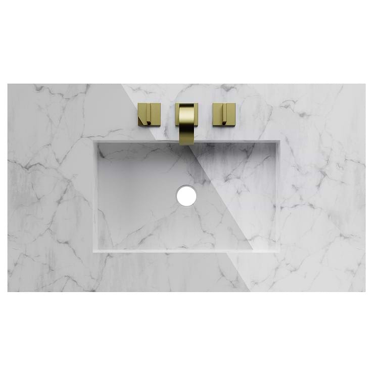 Classic Collection 36"  Carrara and White Vanity