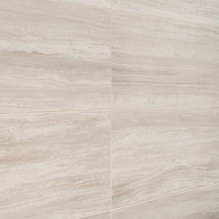 Nashville Beige 12x24 Travertine Look Matte Porcelain Tile