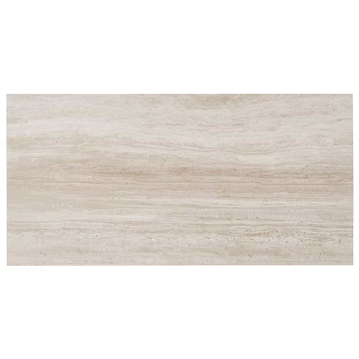 Nashville Beige 12x24 Travertine Look Matte Porcelain Tile