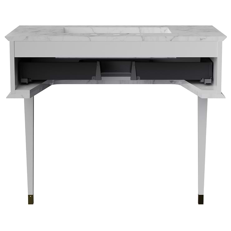 Classic Collection 36"  Carrara and White Vanity