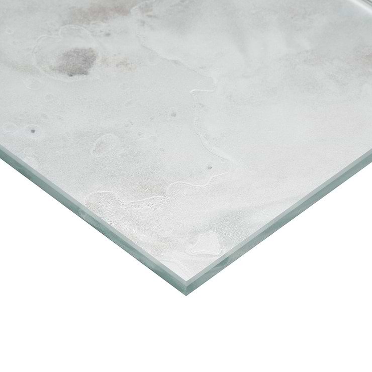 Marmont Smoke White 4.5x18 Polished Antique Mirror Tile