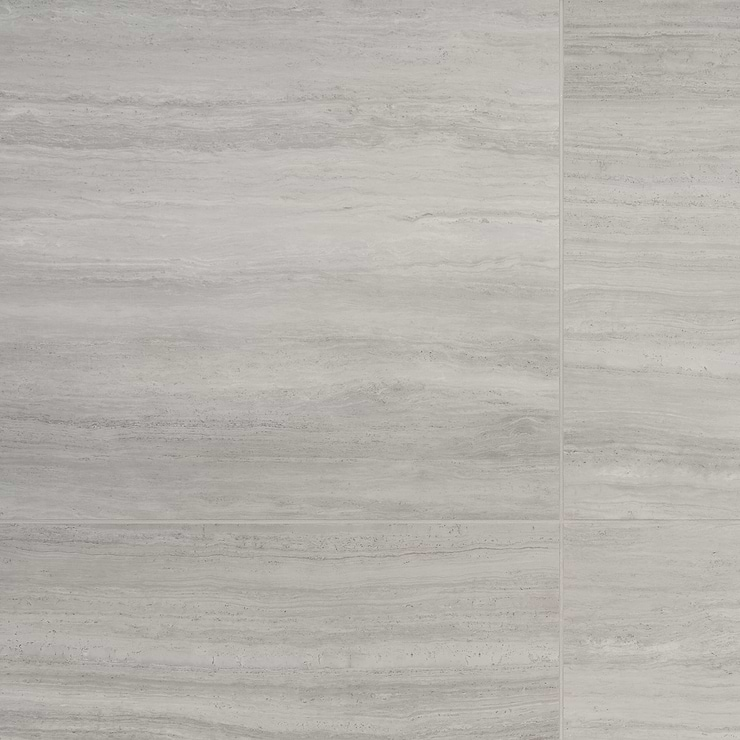 Nashville Gray 24x48 Travertine Look Matte Porcelain Tile