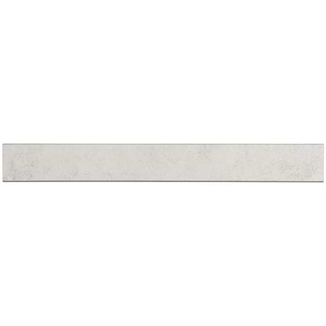 New Rock Perla White 3x24 Matte Porcelain Bullnose