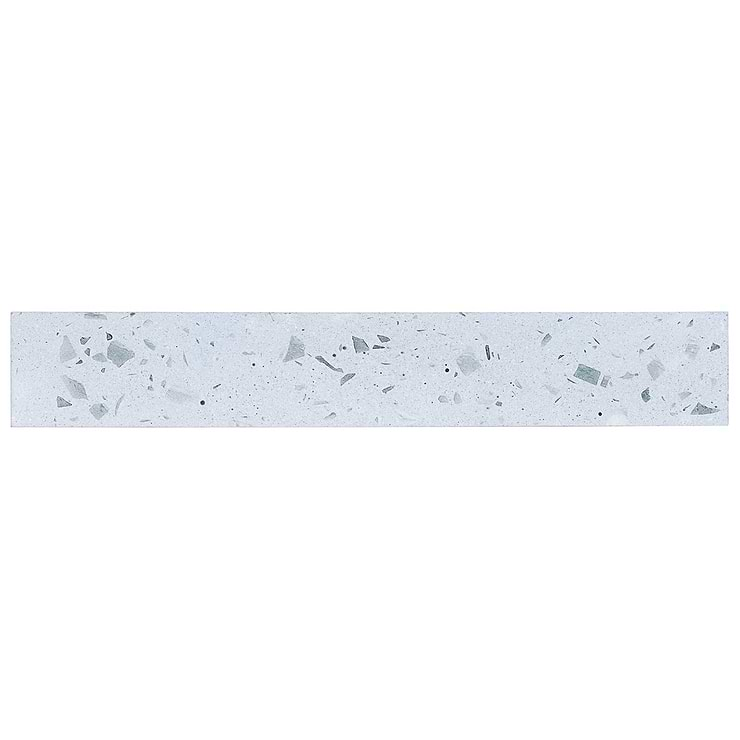 Mancala Denim Blue 3x16 Matte Terrazzo Tile