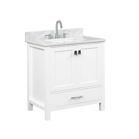 Athena 30'' White Vanity And Marble Counter