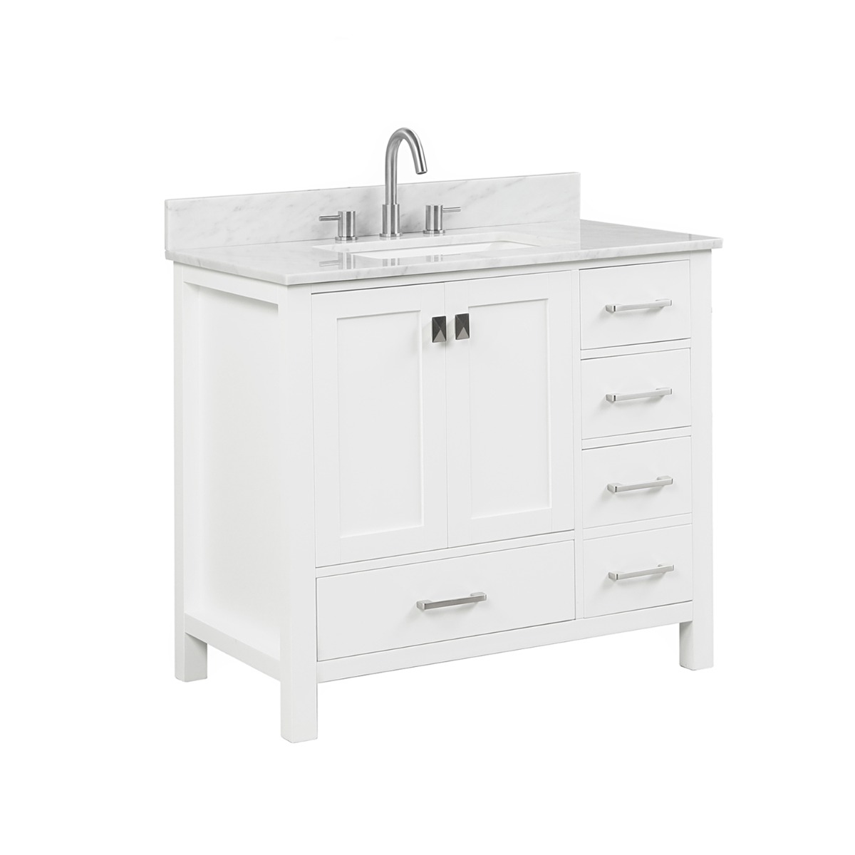 Athena 36'' White Vanity And Marble Counter