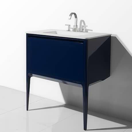 Luxe Collection 36" Navy Gloss Vanity