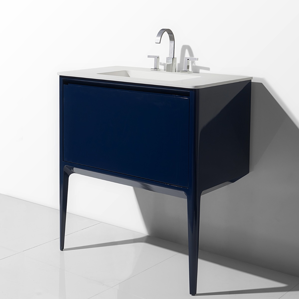 Luxe Collection 42" Navy Gloss Vanity