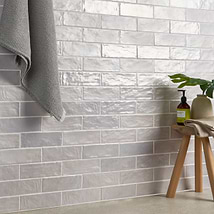 Montauk Fog Gray 2x8 Mixed Finish Ceramic Subway Tile