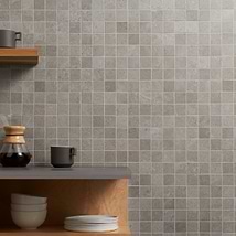 New Rock Tortora Beige 2x2 Limestone Look Matte Porcelain Mosaic Tile