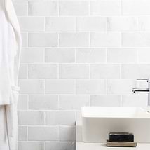 Parma Brick White 4x8 Terracotta Look Matte Ceramic Tile