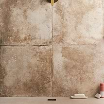 Seville Delfi Dark Beige 24x24 Travertine Look Matte Porcelain Tile