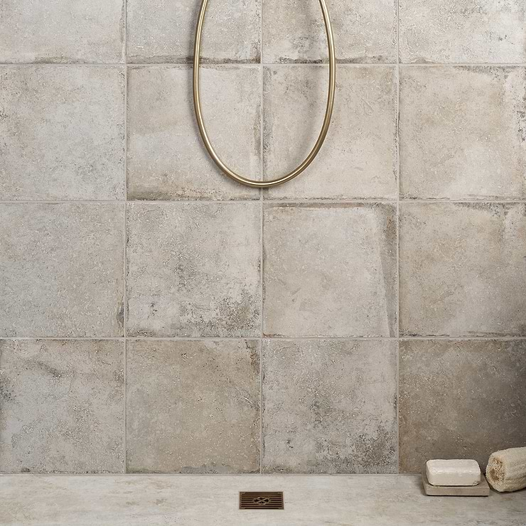 Seville Efeso Gray 12x12 Travertine Look Matte Porcelain Tile