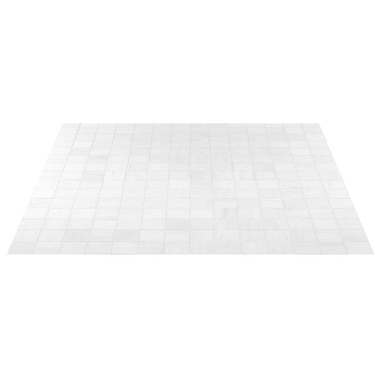 Bianco Dolomite White 3x3 Premium Honed Marble Mosaic Tile