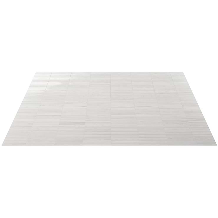 Bianco Dolomite White 1x6 Stacked Premium Polished Marble Mosaic Tile