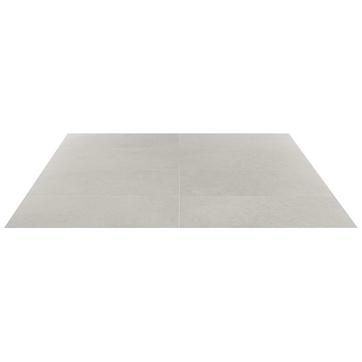 New Rock Perla White 12x24 Limestone Look Matte Porcelain Tile