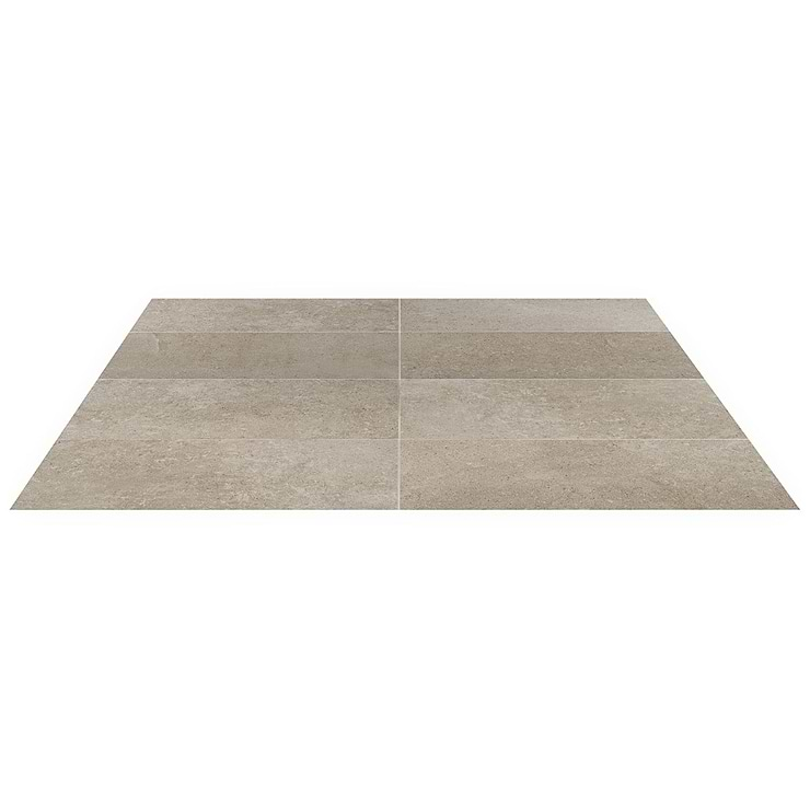 New Rock Tortora Beige 12x24 Limestone Look Matte Porcelain Tile