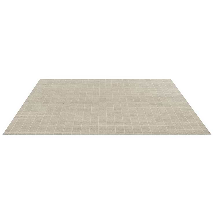 Acadia Warm Linen White 2x2 Limestone Look Matte Porcelain Mosaic Tile