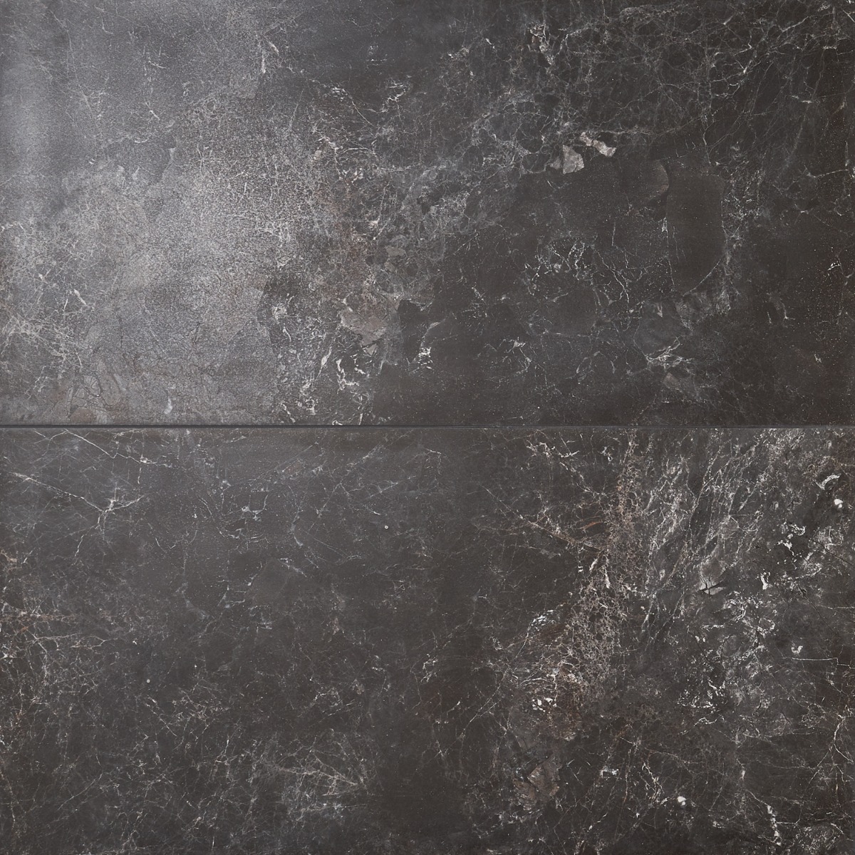 Marmo Perfetto Nero Black 24x48 Semi-Polished Porcelain Tile