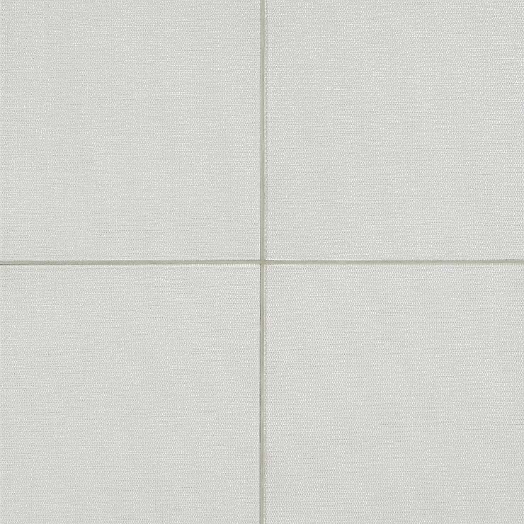 Vetrite Tela White 9x18 Polished Glass Tile