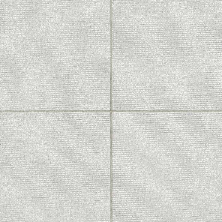 Vetrite Tela White 9x18 Polished Glass Tile