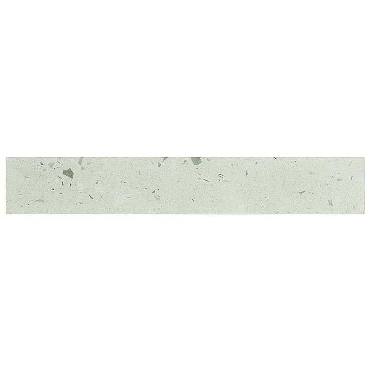 Mancala Aquamarine Green 3x16 Matte Terrazzo Tile