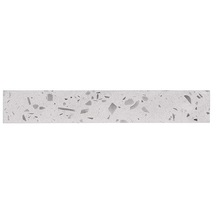 Mancala Lunar Gray 3x16 Matte Terrazzo Tile