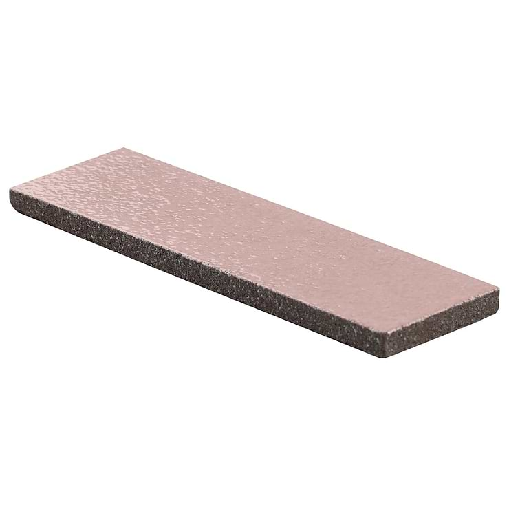 Color One Blush Pink 2x8 Glossy Lava Stone Tile 