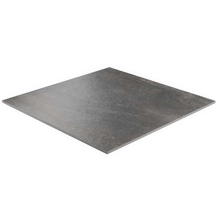 Acadia Charcoal Black 24x24 Limestone Look Matte Porcelain Tile