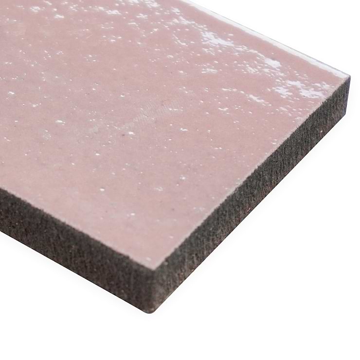 Color One Terra Blend Pink 2x8 Cement and Lava Stone Tile
