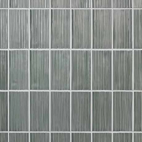 Nabi Subway Deep Emerald Green 4.5x9 Fluted Ridged Crackled Glossy Glass Tile