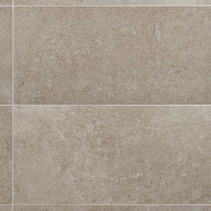 New Rock Tortora Beige 12x24 Limestone Look Matte Porcelain Tile