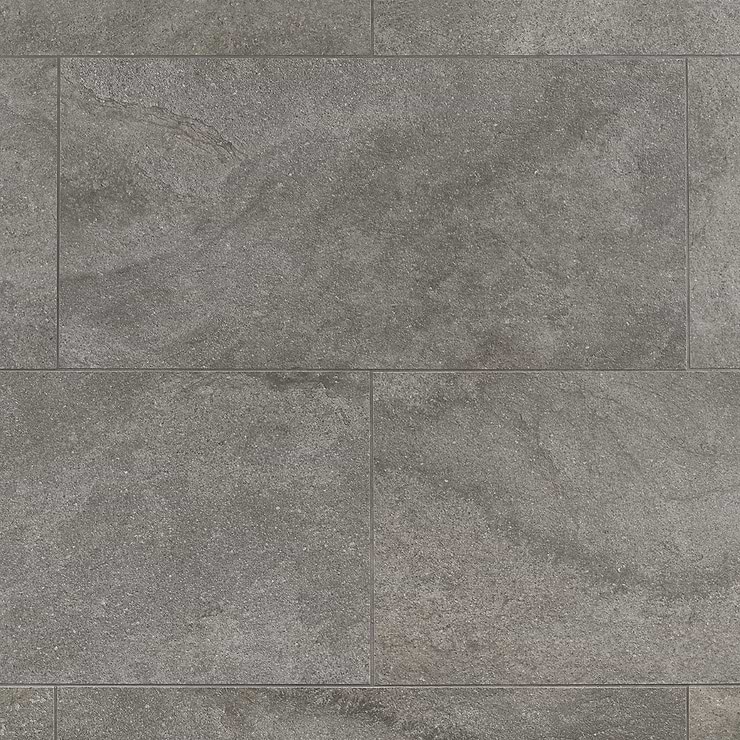 Acadia Slate Gray 12x24 Quartz Look Matte Porcelain Tile