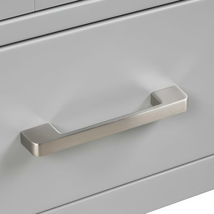 Athena 48'' Gray Vanity And Marble Counter
