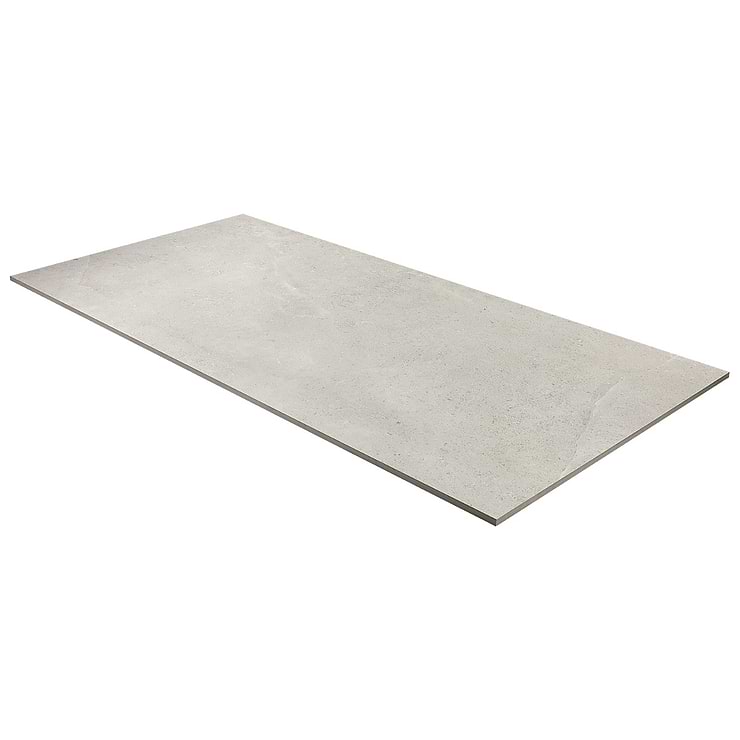 New Rock Fumo Light Gray 24x48 Limestone Look Matte Porcelain Tile