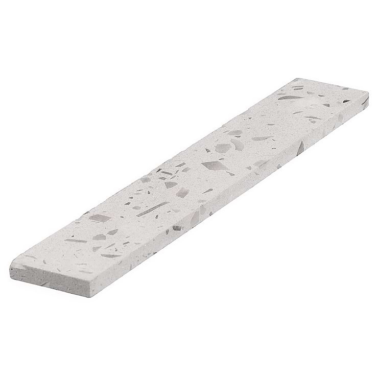Mancala Lunar Gray 3x16 Matte Terrazzo Tile