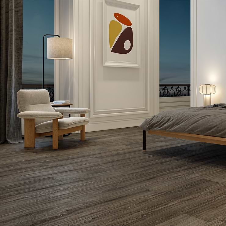 Moxy XL Graphite Gray Rigid Core Click 9x72 Luxury Vinyl Plank Flooring