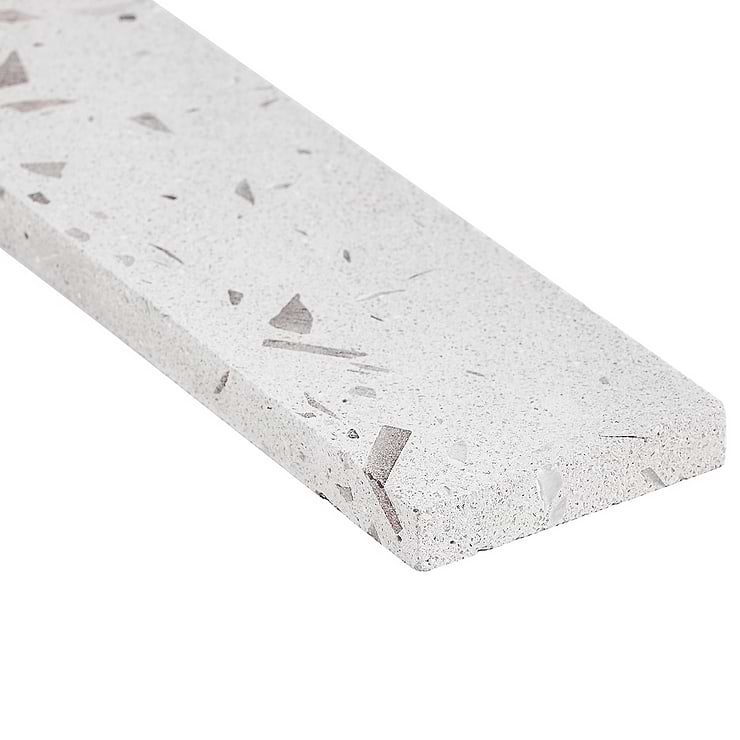 Mancala Lunar Gray 3x16 Matte Terrazzo Tile