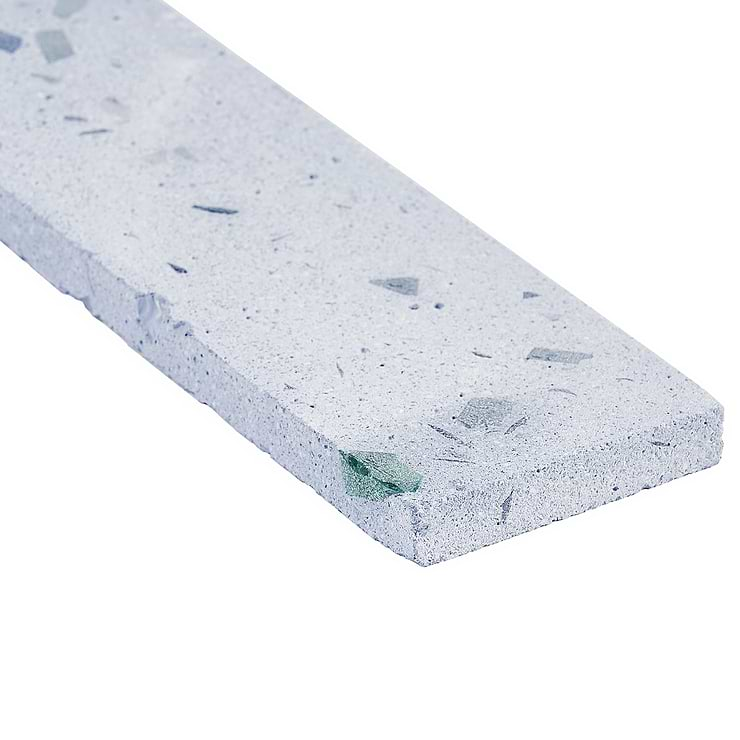 Mancala Denim Blue 3x16 Matte Terrazzo Tile