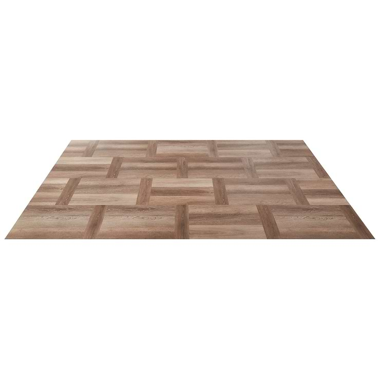 Stacy Garcia Fleetwood Parquet Mocha Rigid Core Click 12x24 Luxury Vinyl Tile