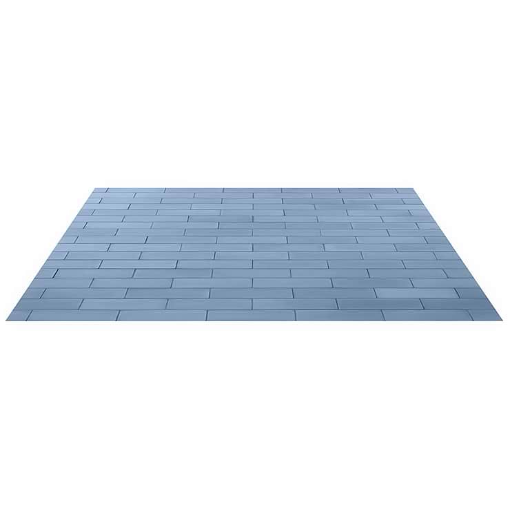 Color One Moon Blue 2x8 Matte Cement Tile