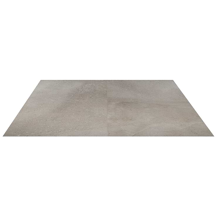 New Rock Fumo Light Gray 24x24 Limestone Look Matte Porcelain Tile