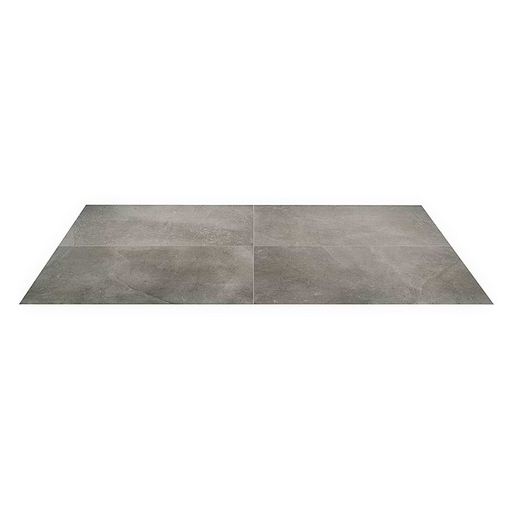 New Rock Fossil Dark Gray 24x48 Limestone Look Matte Porcelain Tile