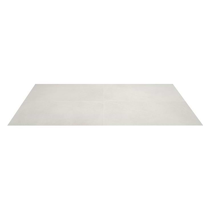 New Rock Perla White 24x48 Limestone Look Matte Porcelain Tile