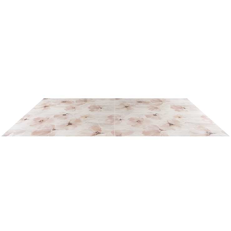 Monet Poetica Pink 24x48 Artisan Decor Porcelain Tile