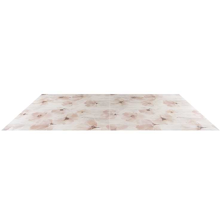 Monet Poetica Pink 24x48 Artisan Decor Porcelain Tile