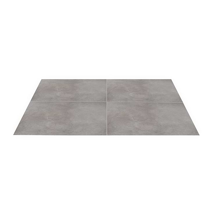 New Rock Fossil Dark Gray 48x48 Limestone Look Matte Porcelain Tile