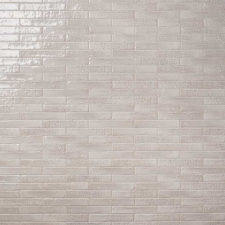 Wabi Sabi Agata Gray 1.5x9 Crackled Glossy Ceramic Tile