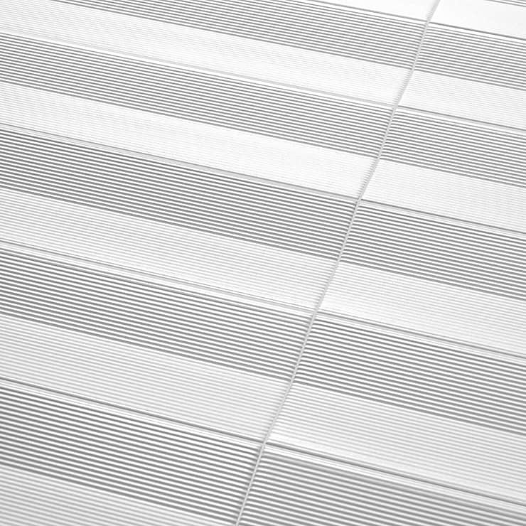 Kinzie Concave White 4x16 3D Matte Ceramic Tile